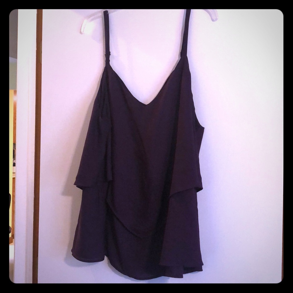 Dark Purple Dressy Tank Top
